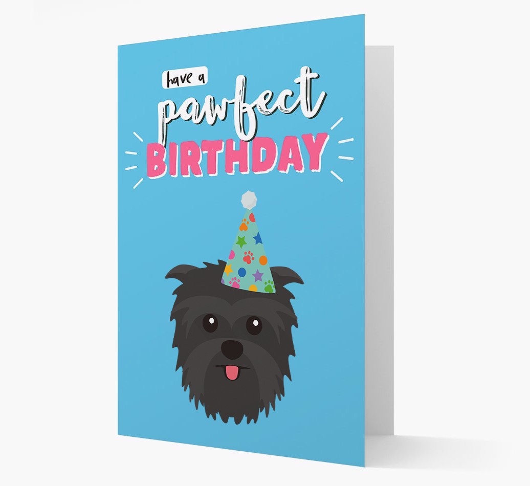 'Have A Pawfect Birthday' - Personalised {breedFullName} Card