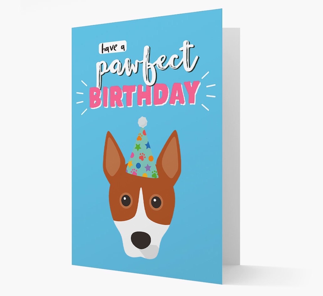'Have A Pawfect Birthday' - Personalised {breedFullName} Card