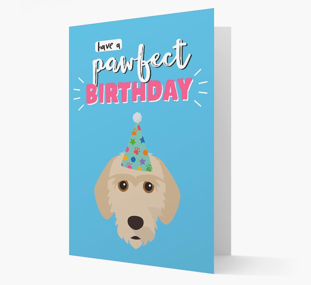 'Have A Pawfect Birthday' - Personalised {breedFullName} Card
