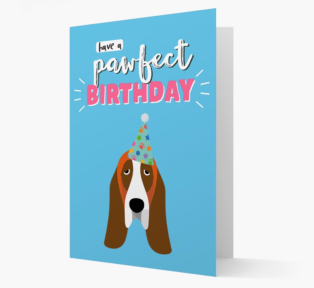 'Have A Pawfect Birthday' - Personalised {breedFullName} Card