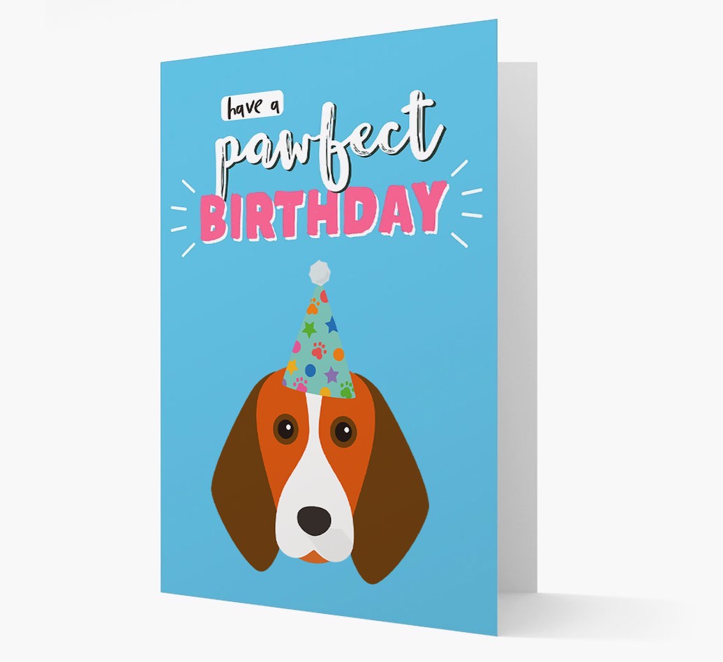 'Have A Pawfect Birthday' - Personalised {breedFullName} Card