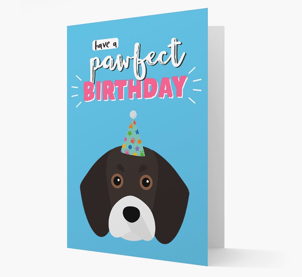 'Have A Pawfect Birthday' - Personalised {breedFullName} Card