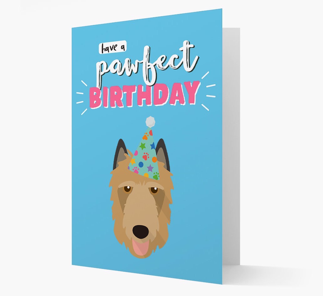 'Have A Pawfect Birthday' - Personalised {breedFullName} Card