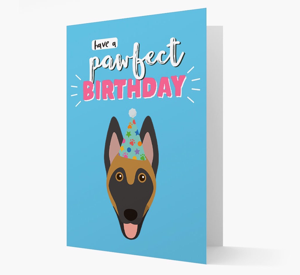'Have A Pawfect Birthday' - Personalised {breedFullName} Card