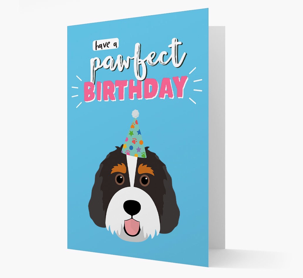 'Have A Pawfect Birthday' - Personalised {breedFullName} Card