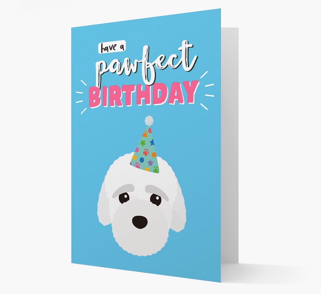 'Have A Pawfect Birthday' - Personalised {breedFullName} Card