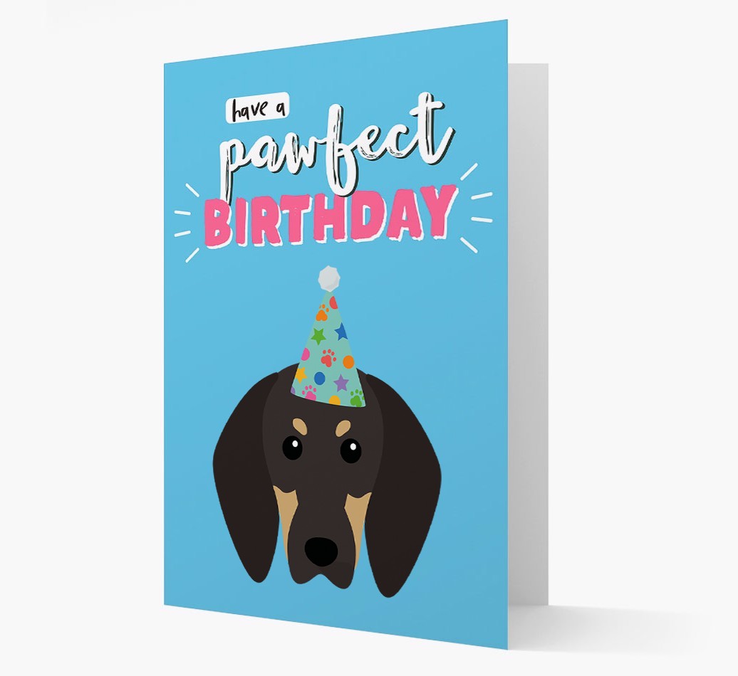 'Have A Pawfect Birthday' - Personalised {breedFullName} Card