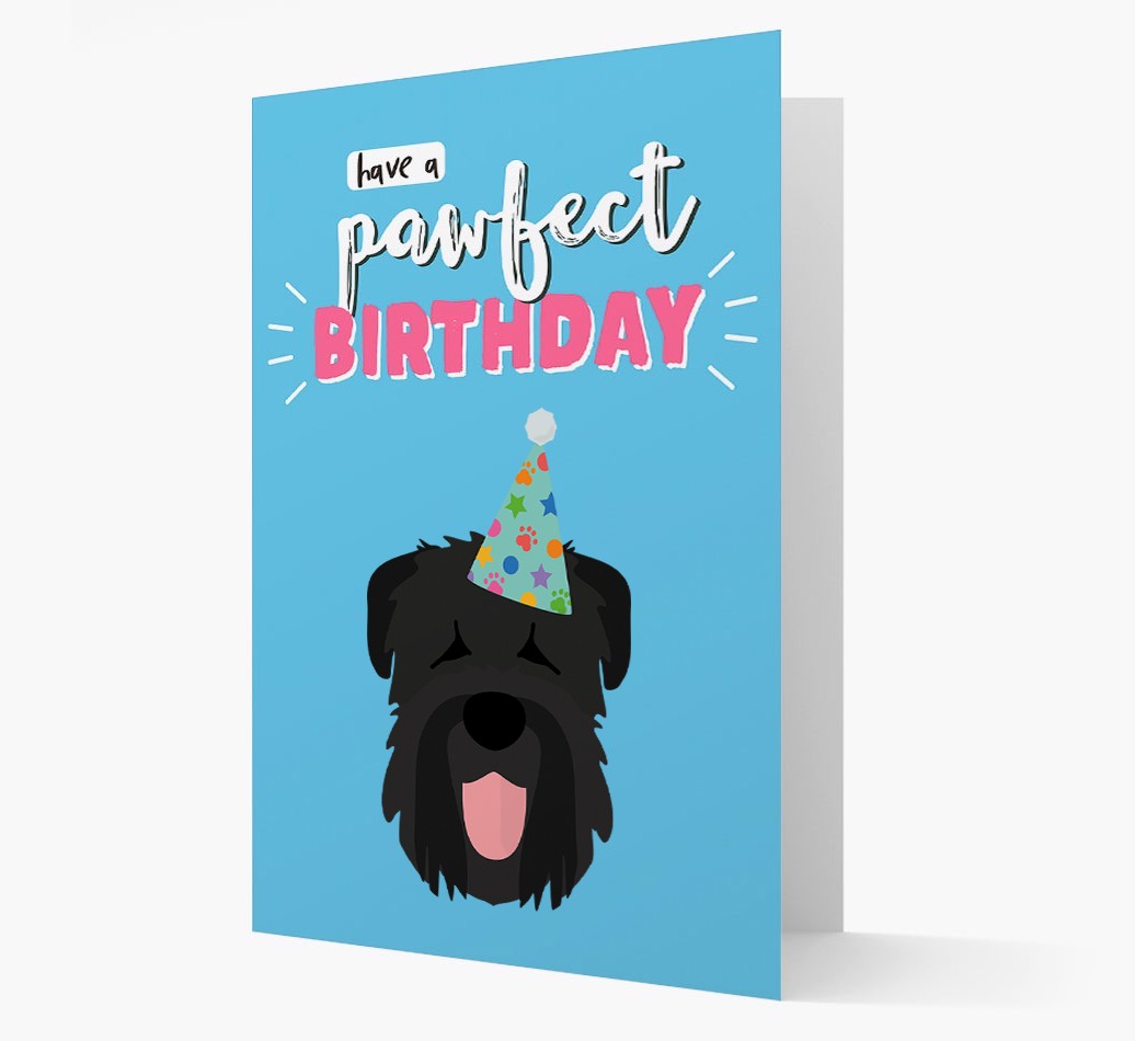 'Have A Pawfect Birthday' - Personalised {breedFullName} Card