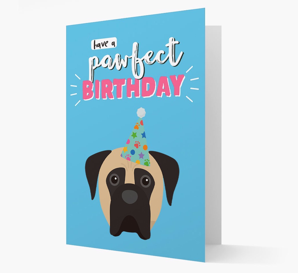 'Have A Pawfect Birthday' - Personalised {breedFullName} Card