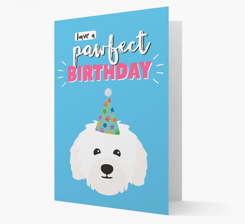 'Have A Pawfect Birthday' - Personalised {breedFullName} Card