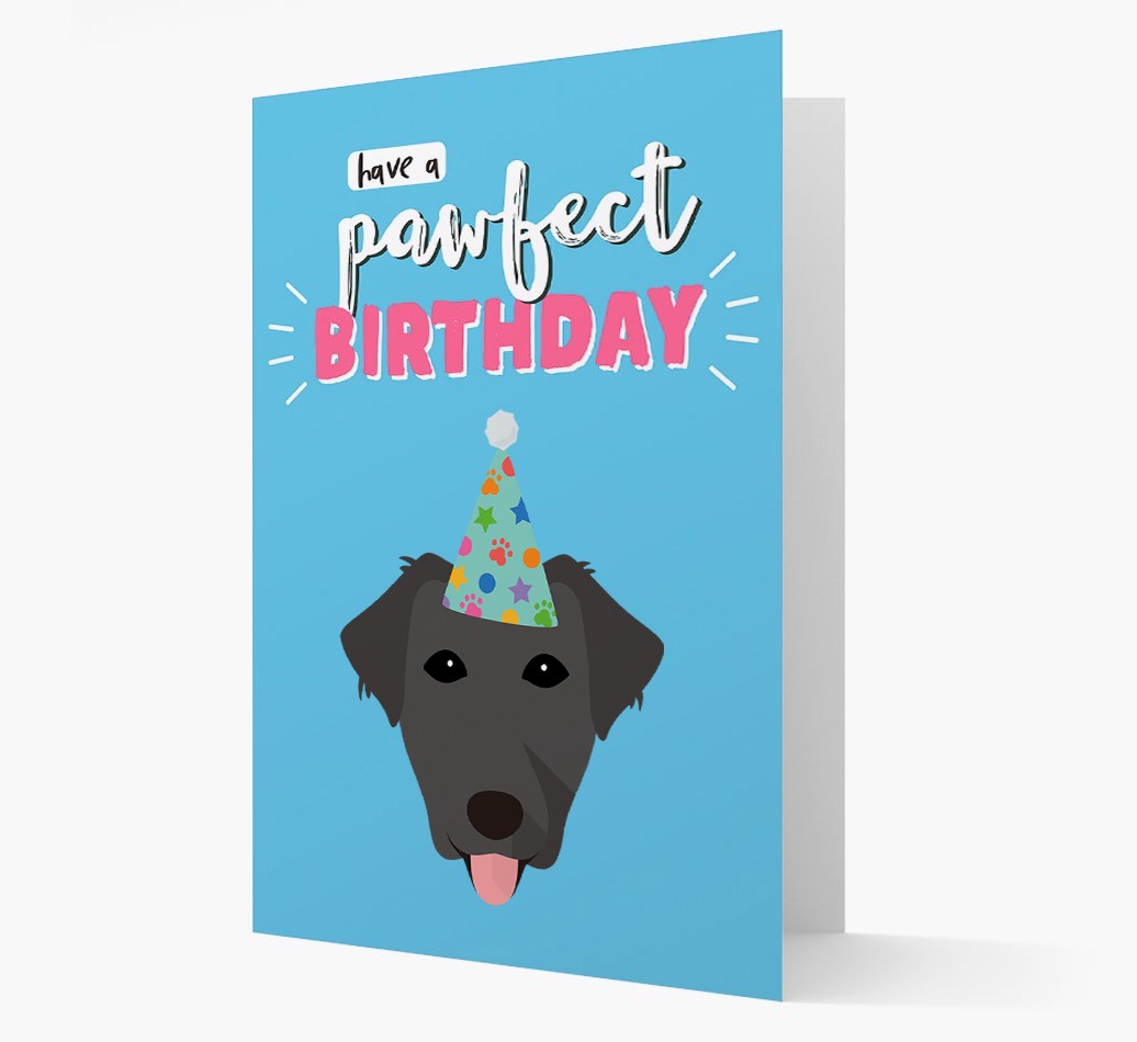 'Have A Pawfect Birthday' - Personalised {breedFullName} Card