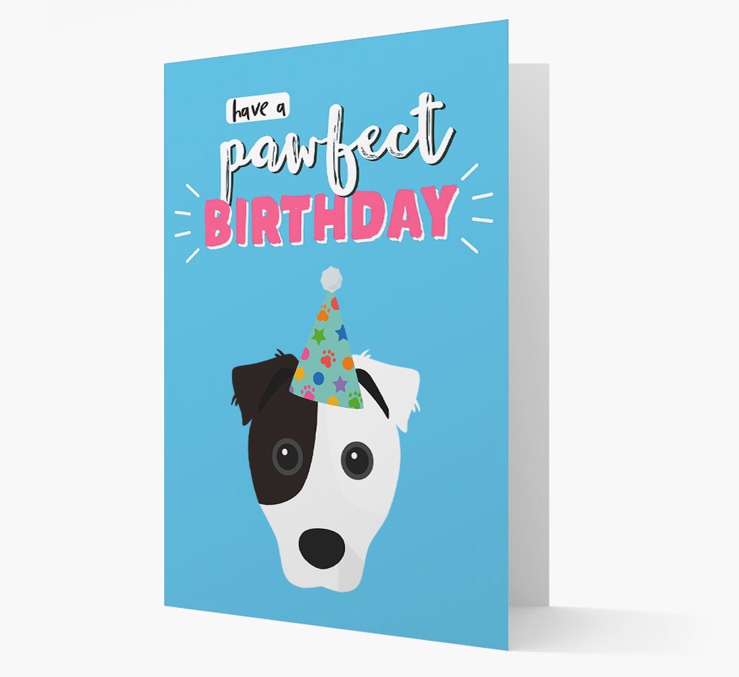 'Have A Pawfect Birthday' - Personalised {breedFullName} Card