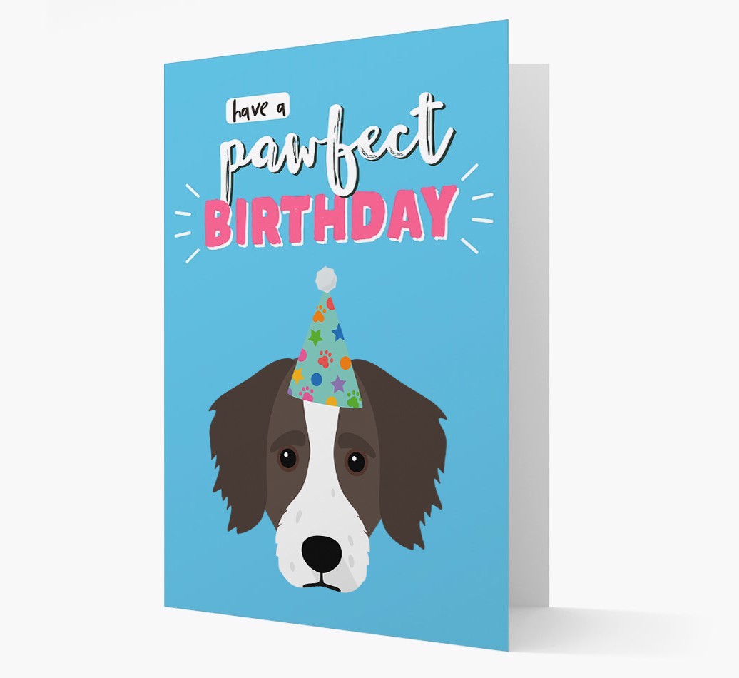 'Have A Pawfect Birthday' - Personalised {breedFullName} Card