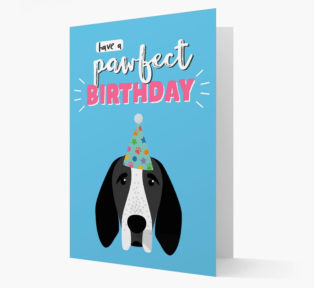 'Have A Pawfect Birthday' - Personalised {breedFullName} Card