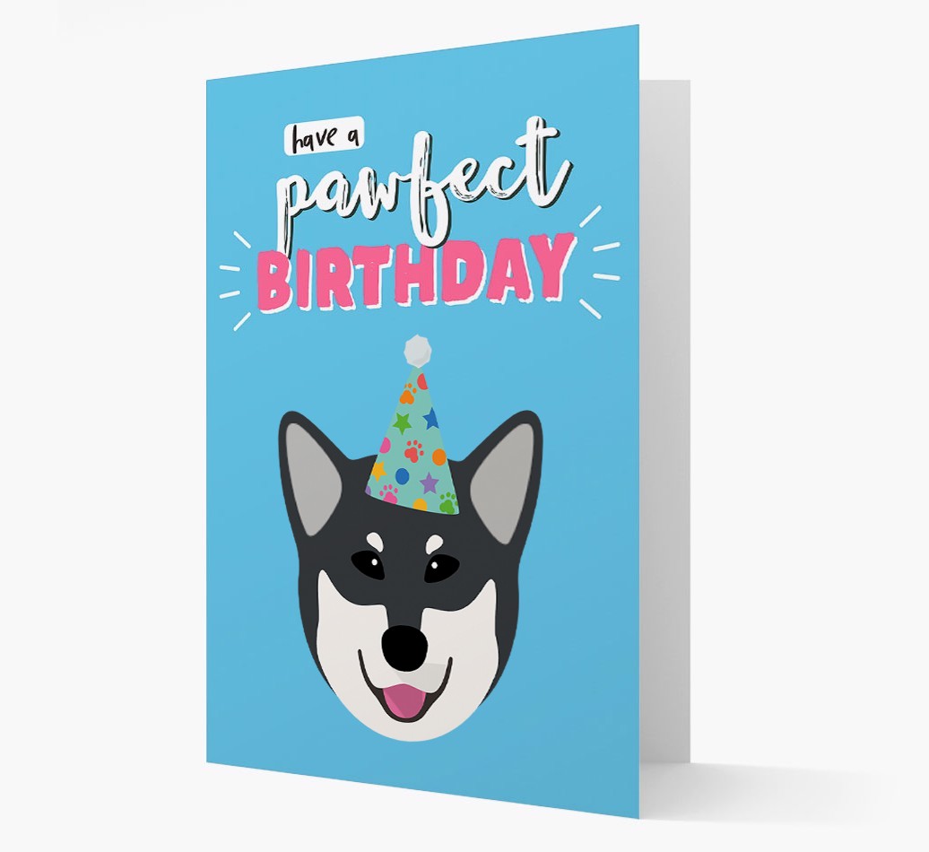 'Have A Pawfect Birthday' - Personalised {breedFullName} Card