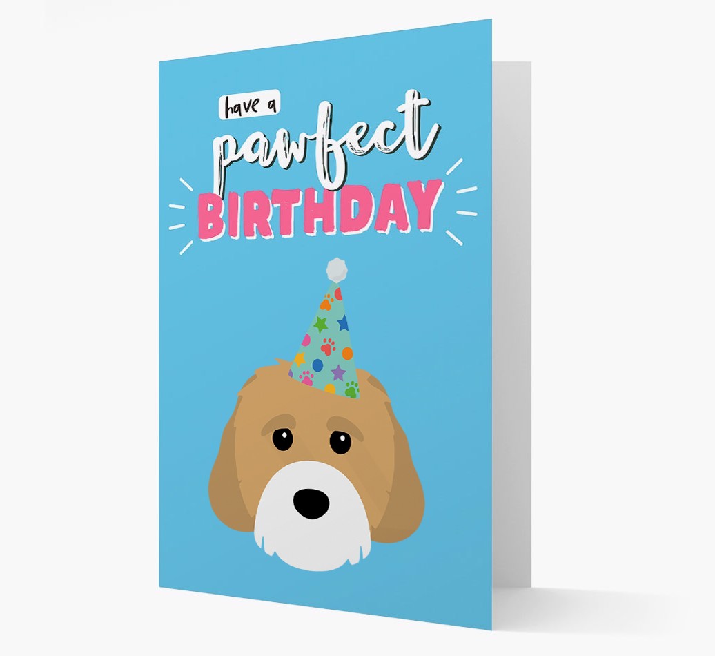 'Have A Pawfect Birthday' - Personalised {breedFullName} Card
