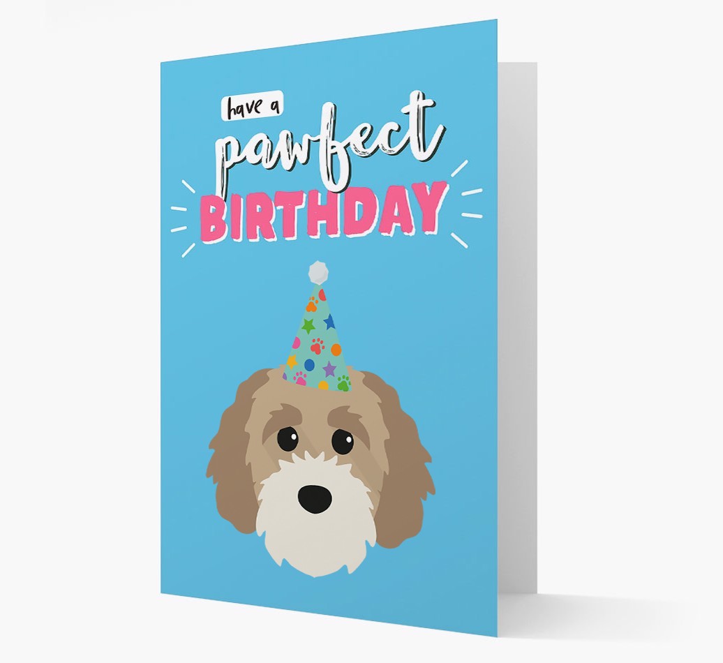 'Have A Pawfect Birthday' - Personalised {breedFullName} Card