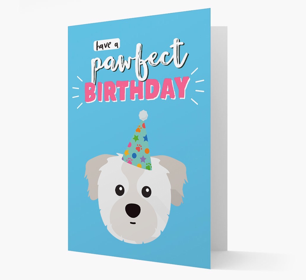 'Have A Pawfect Birthday' - Personalised {breedFullName} Card