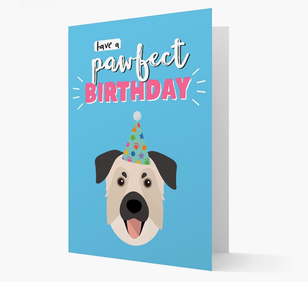 'Have A Pawfect Birthday' - Personalised {breedFullName} Card