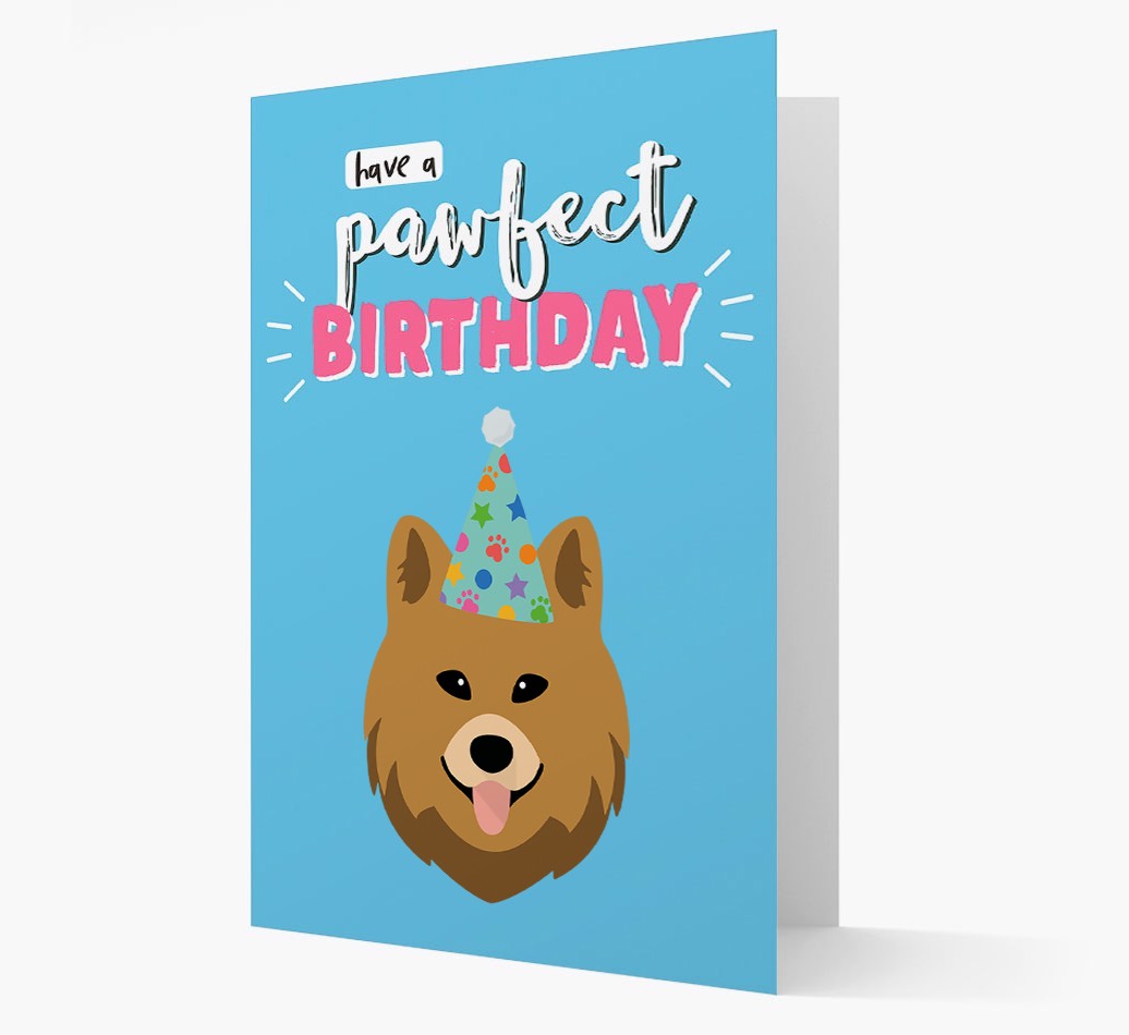 'Have A Pawfect Birthday' - Personalised {breedFullName} Card