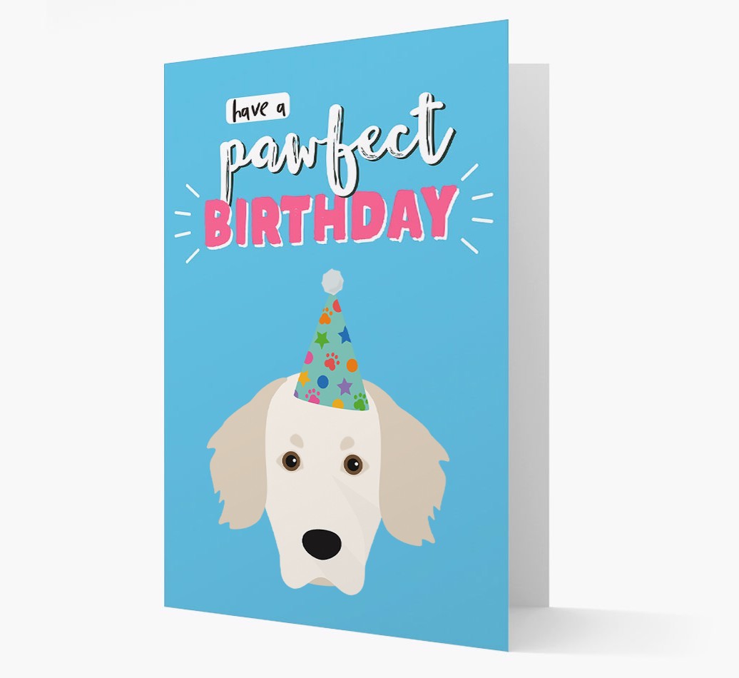 'Have A Pawfect Birthday' - Personalized {breedFullName} Card
