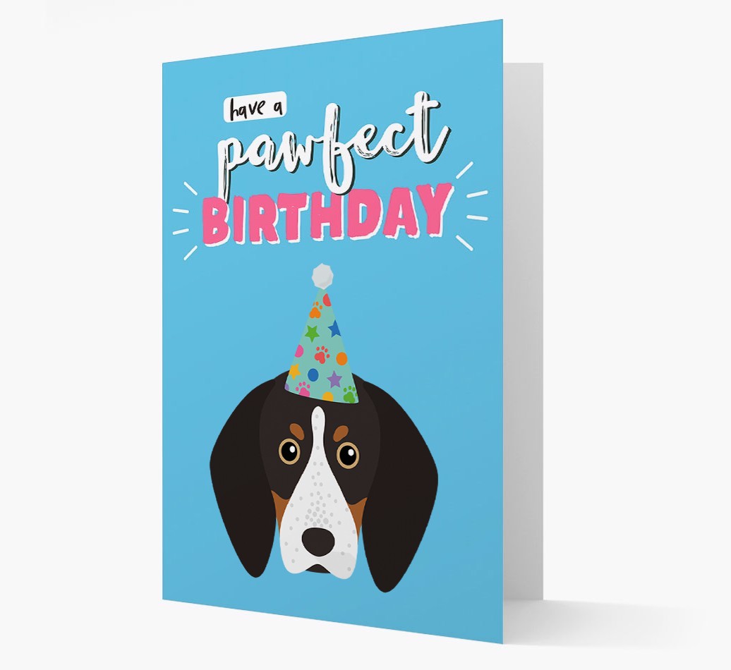 'Have A Pawfect Birthday' - Personalised {breedFullName} Card