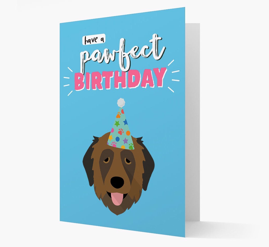'Have A Pawfect Birthday' - Personalised {breedFullName} Card