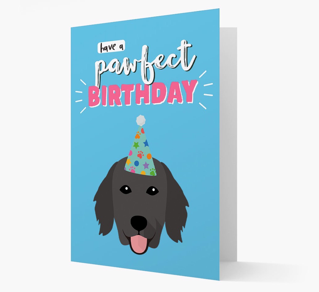 'Have A Pawfect Birthday' - Personalised {breedFullName} Card