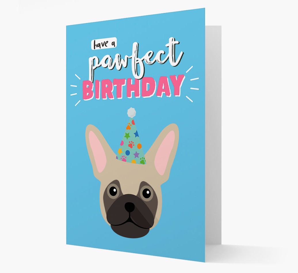 'Have A Pawfect Birthday' - Personalised {breedFullName} Card