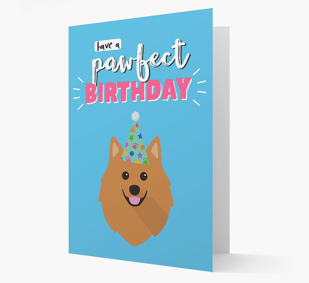 'Have A Pawfect Birthday' - Personalised {breedFullName} Card