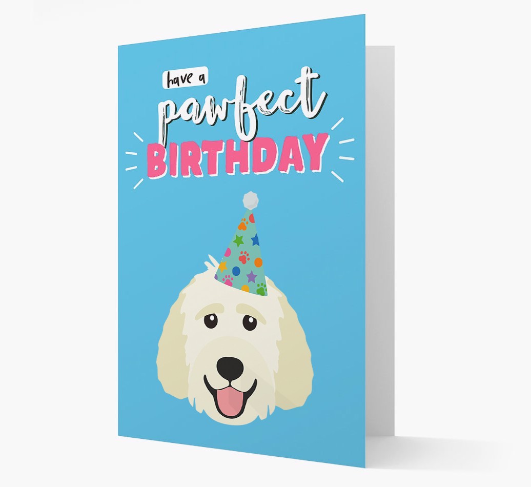 'Have A Pawfect Birthday' - Personalised {breedFullName} Card