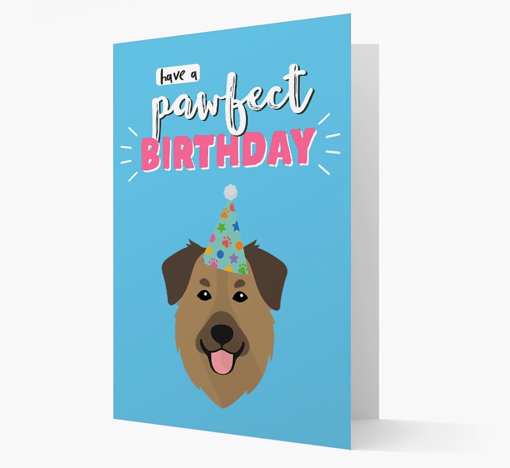 'Have A Pawfect Birthday' - Personalised {breedFullName} Card