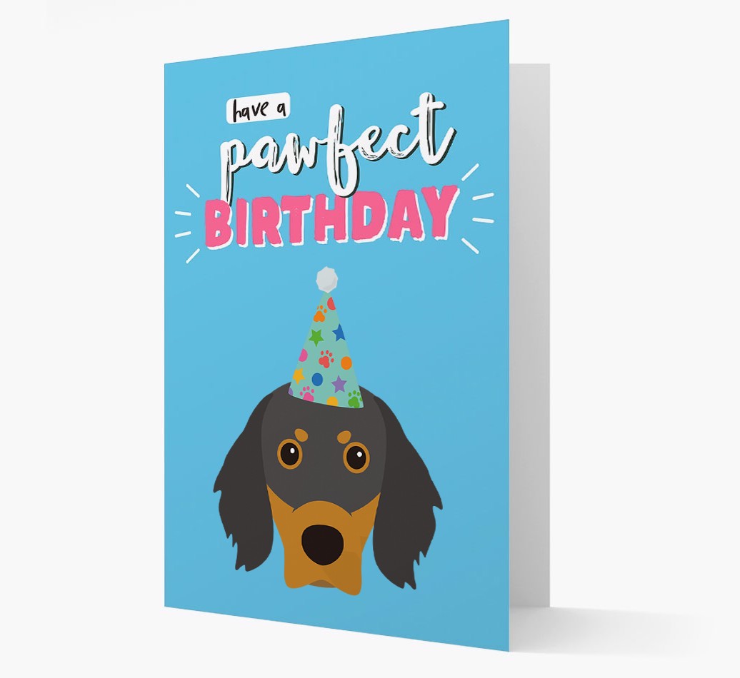 'Have A Pawfect Birthday' - Personalised {breedFullName} Card