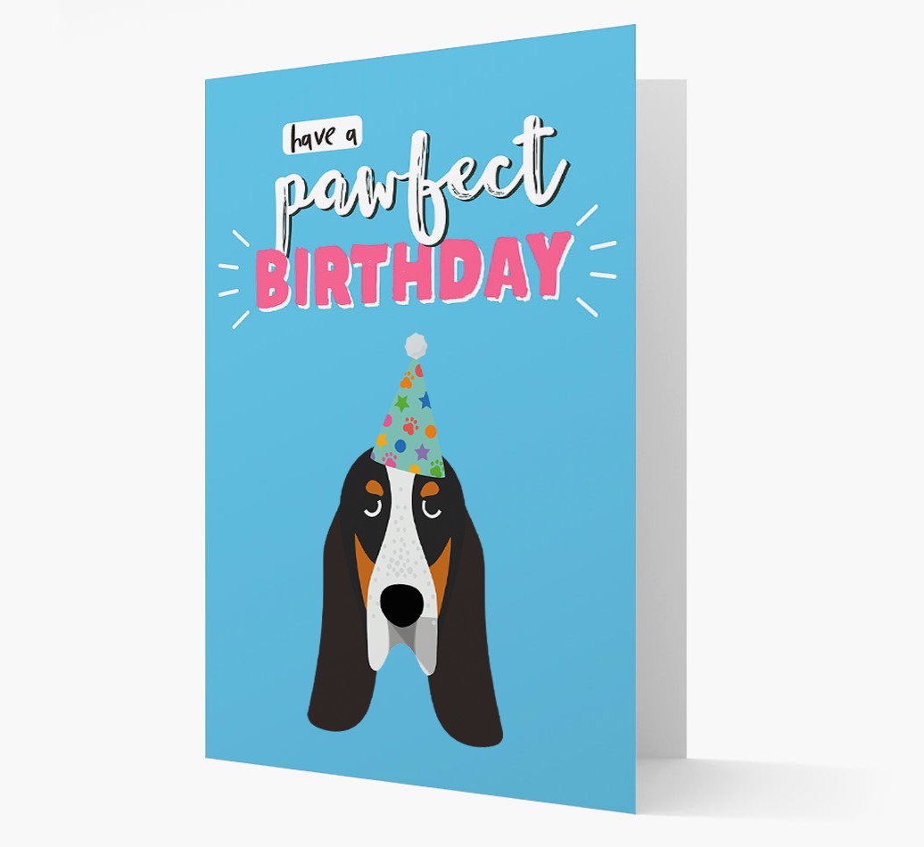 'Have A Pawfect Birthday' - Personalised {breedFullName} Card