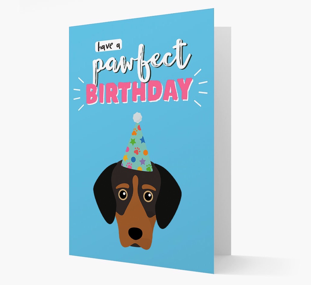 'Have A Pawfect Birthday' - Personalised {breedFullName} Card