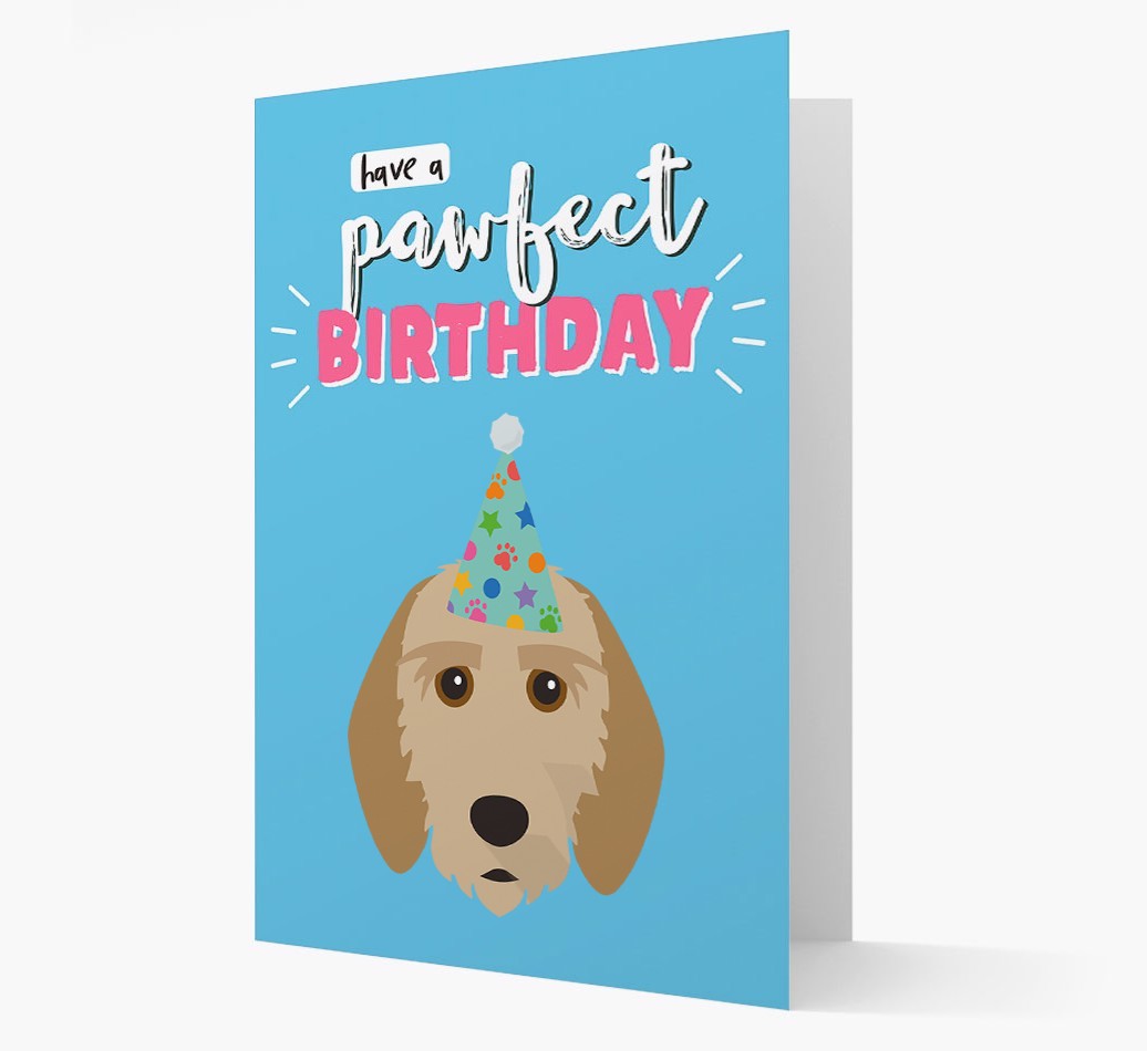 'Have A Pawfect Birthday' - Personalised {breedFullName} Card