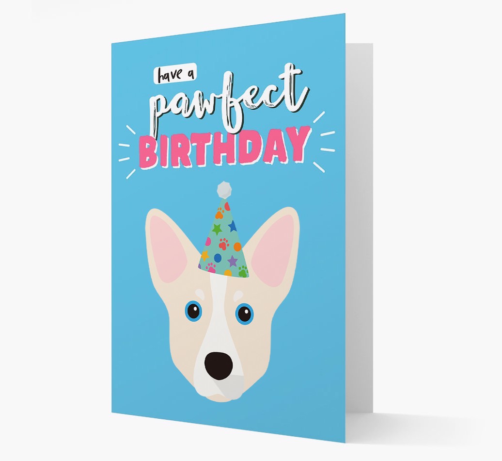 'Have A Pawfect Birthday' - Personalised {breedFullName} Card