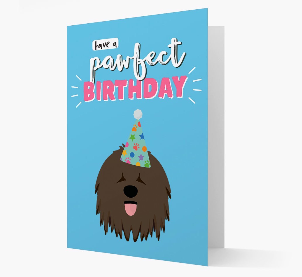 'Have A Pawfect Birthday' - Personalised {breedFullName} Card