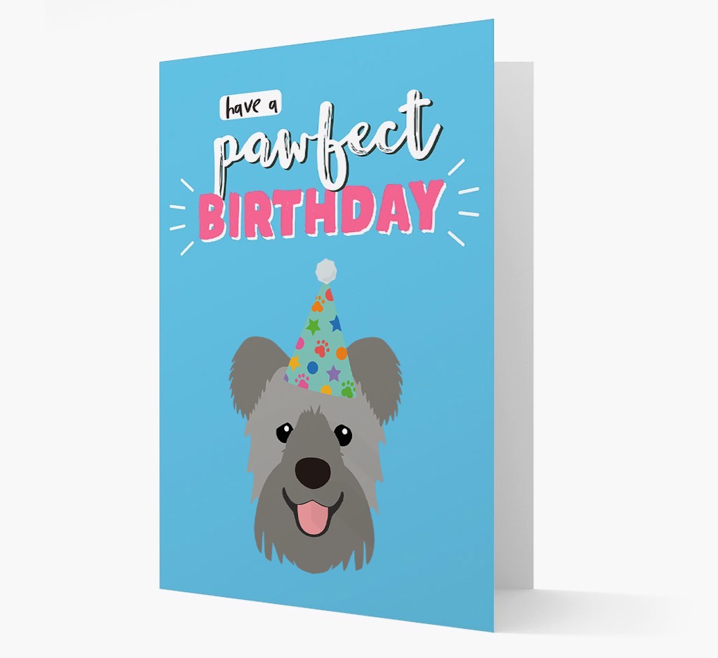 'Have A Pawfect Birthday' - Personalised {breedFullName} Card