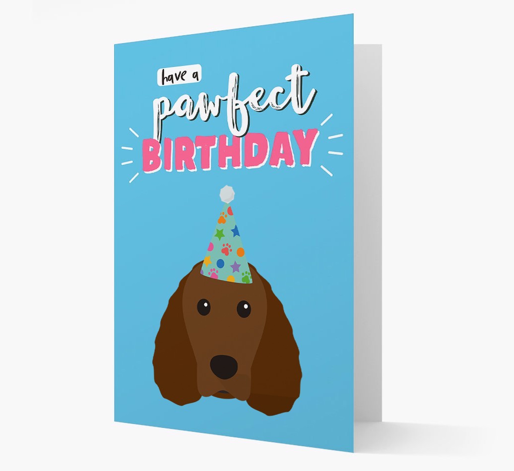 'Have A Pawfect Birthday' - Personalised {breedFullName} Card