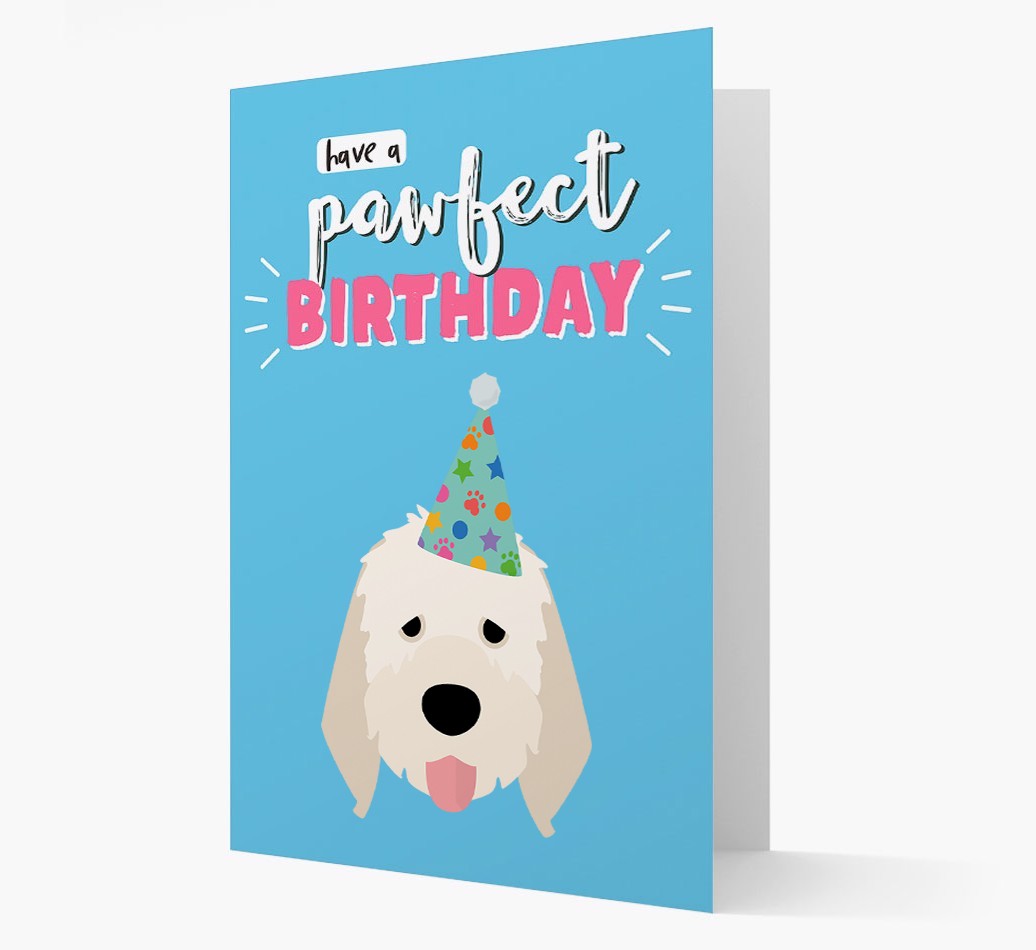 'Have A Pawfect Birthday' - Personalised {breedFullName} Card