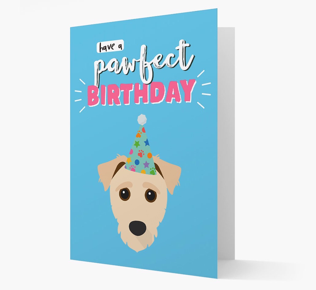 'Have A Pawfect Birthday' - Personalised {breedFullName} Card