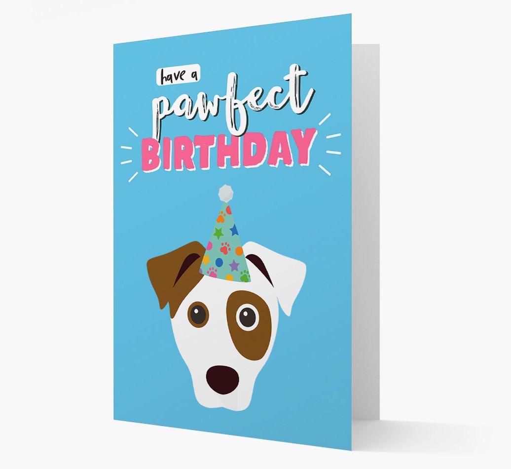'Have A Pawfect Birthday' - Personalised {breedFullName} Card