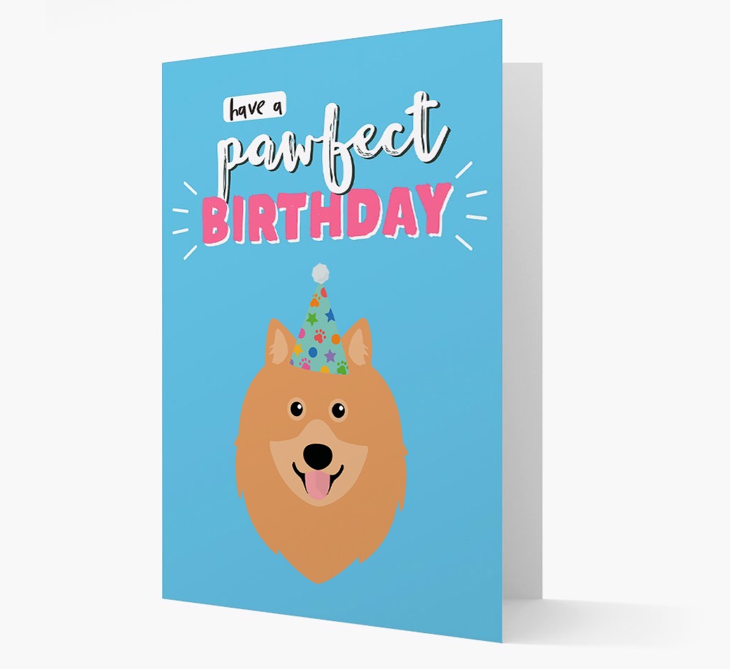 'Have A Pawfect Birthday' - Personalised {breedFullName} Card