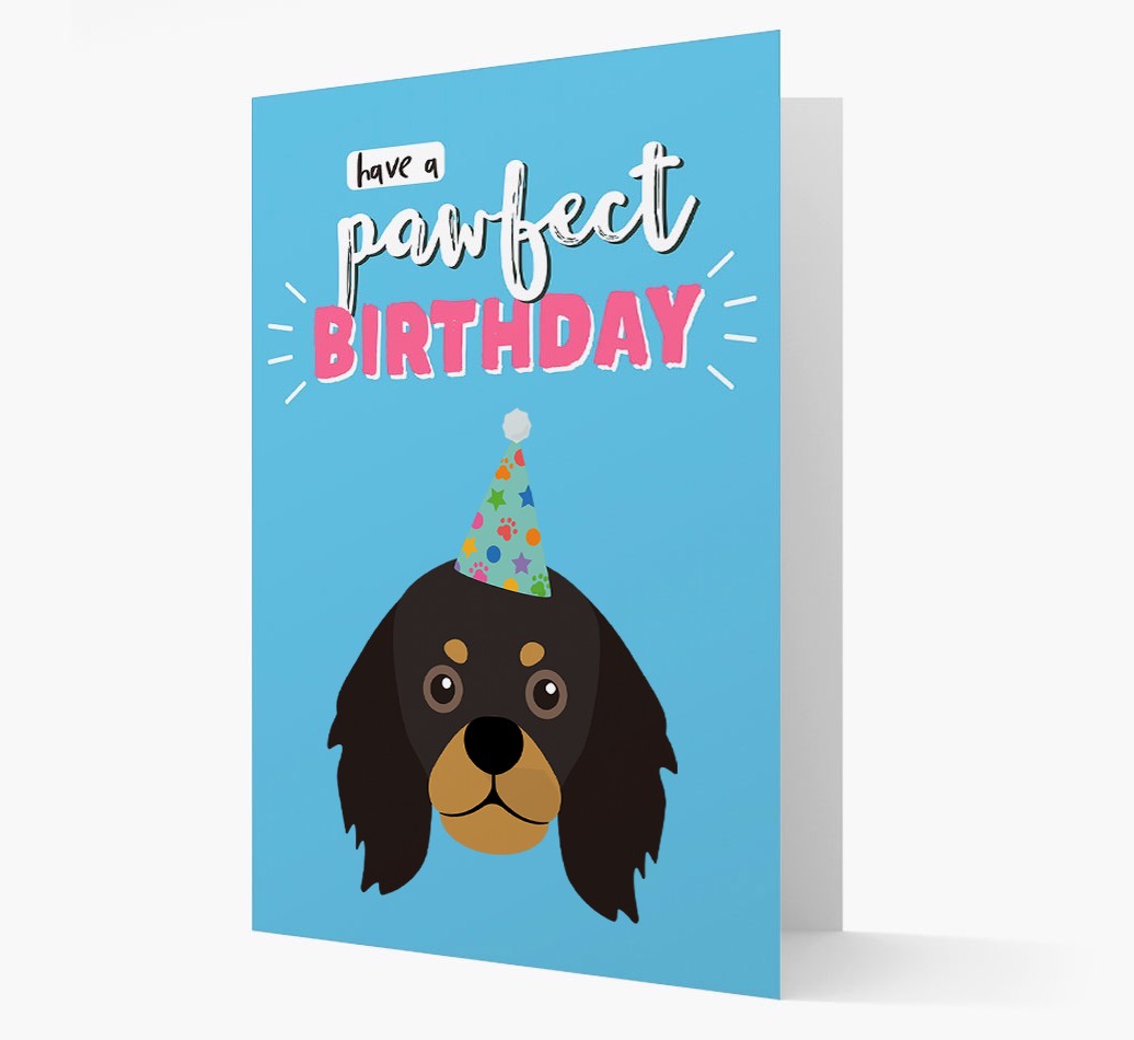 'Have A Pawfect Birthday' - Personalised {breedFullName} Card