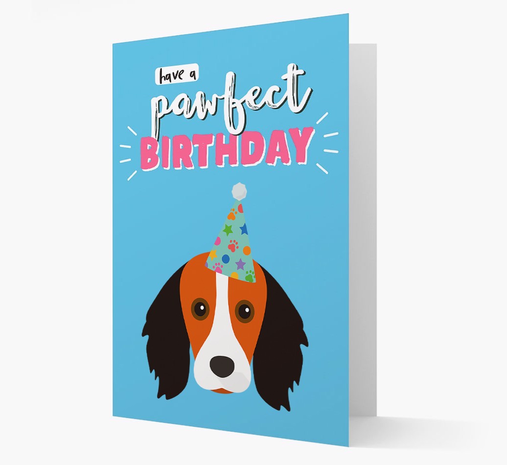 'Have A Pawfect Birthday' - Personalised {breedFullName} Card