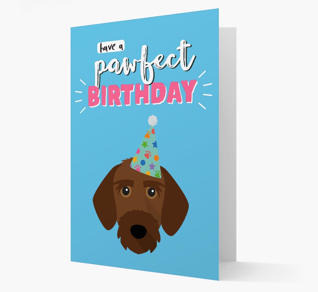 'Have A Pawfect Birthday' - Personalised {breedFullName} Card