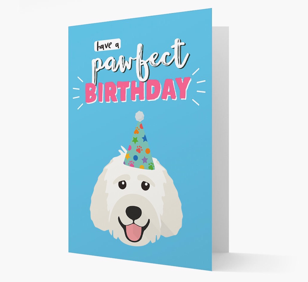 'Have A Pawfect Birthday' - Personalised {breedFullName} Card