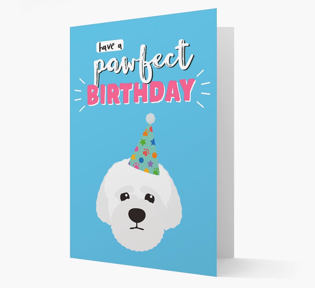 'Have A Pawfect Birthday' - Personalised {breedFullName} Card