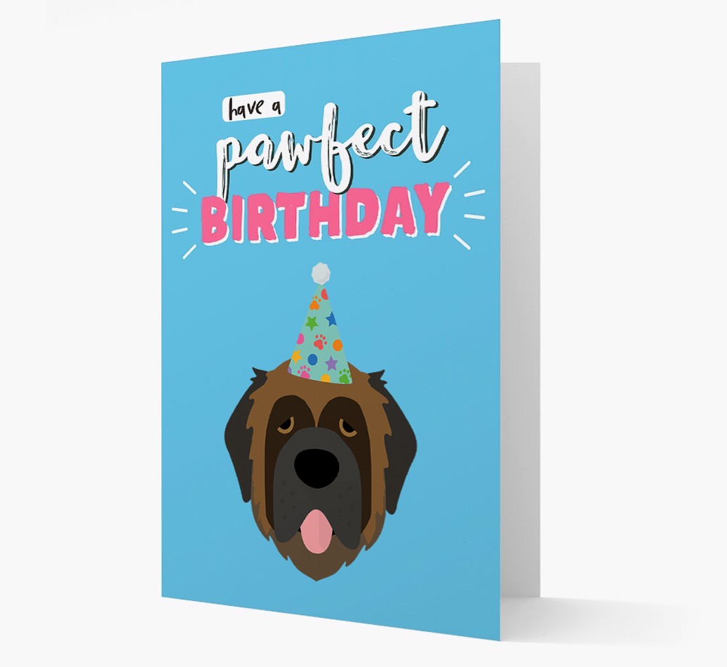 'Have A Pawfect Birthday' - Personalised {breedFullName} Card